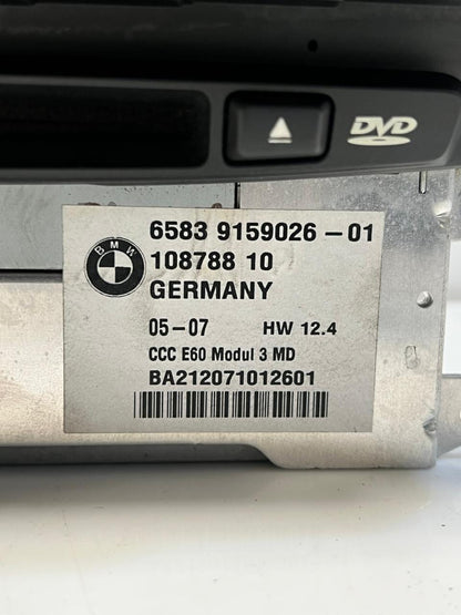 2004-2010 BMW 525i CCC E60 E61 E90 E91 3MD Navigation Head Unit Radio 9159026