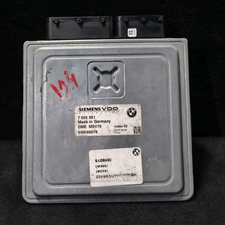 BMW E60 E90 E91 N52 323i 523i 177PS MOTORSTEUERGERÄT ECU MODUL NUR DME -7555361