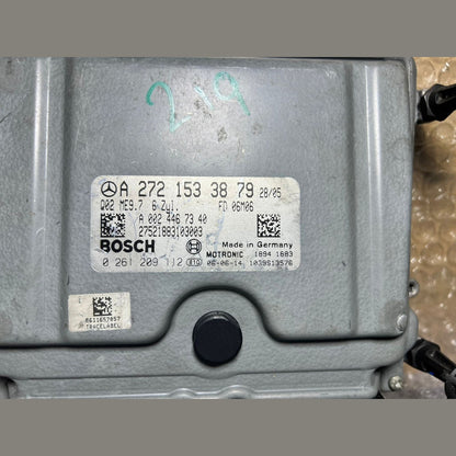 06-10 Mercedes-Benz W219 CLS Engine Control Module Unit ECM ECU A272 1533879 OEM