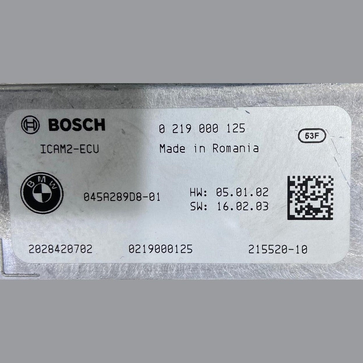 OEM 2021-2023 BMW M550I XDRIVE 4.4L G80 Camera Control Module 5A289D8