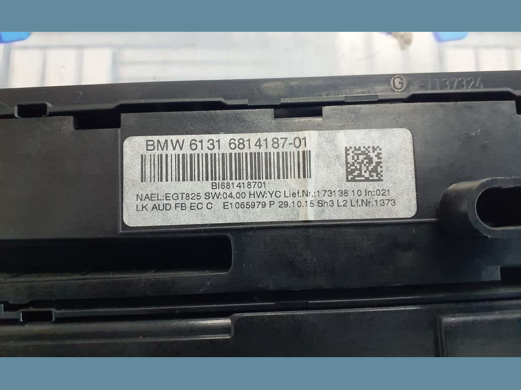 BMW 3 F30 F35 F31 2014 Diesel ECU Air Conditioning 9363545