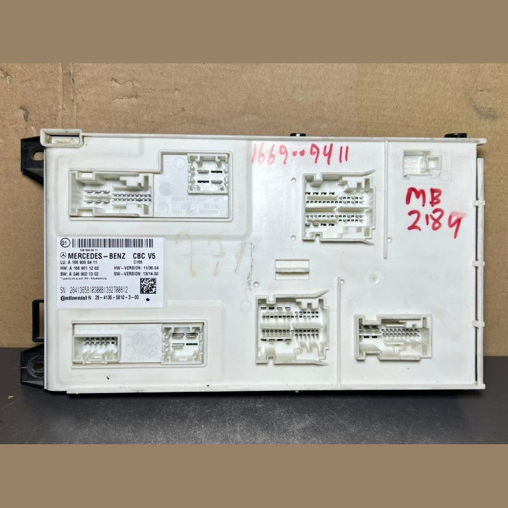 Mercedes-Benz W166 ML GL GLE Front SAM Body Control Module Unit A166 9009411 OEM