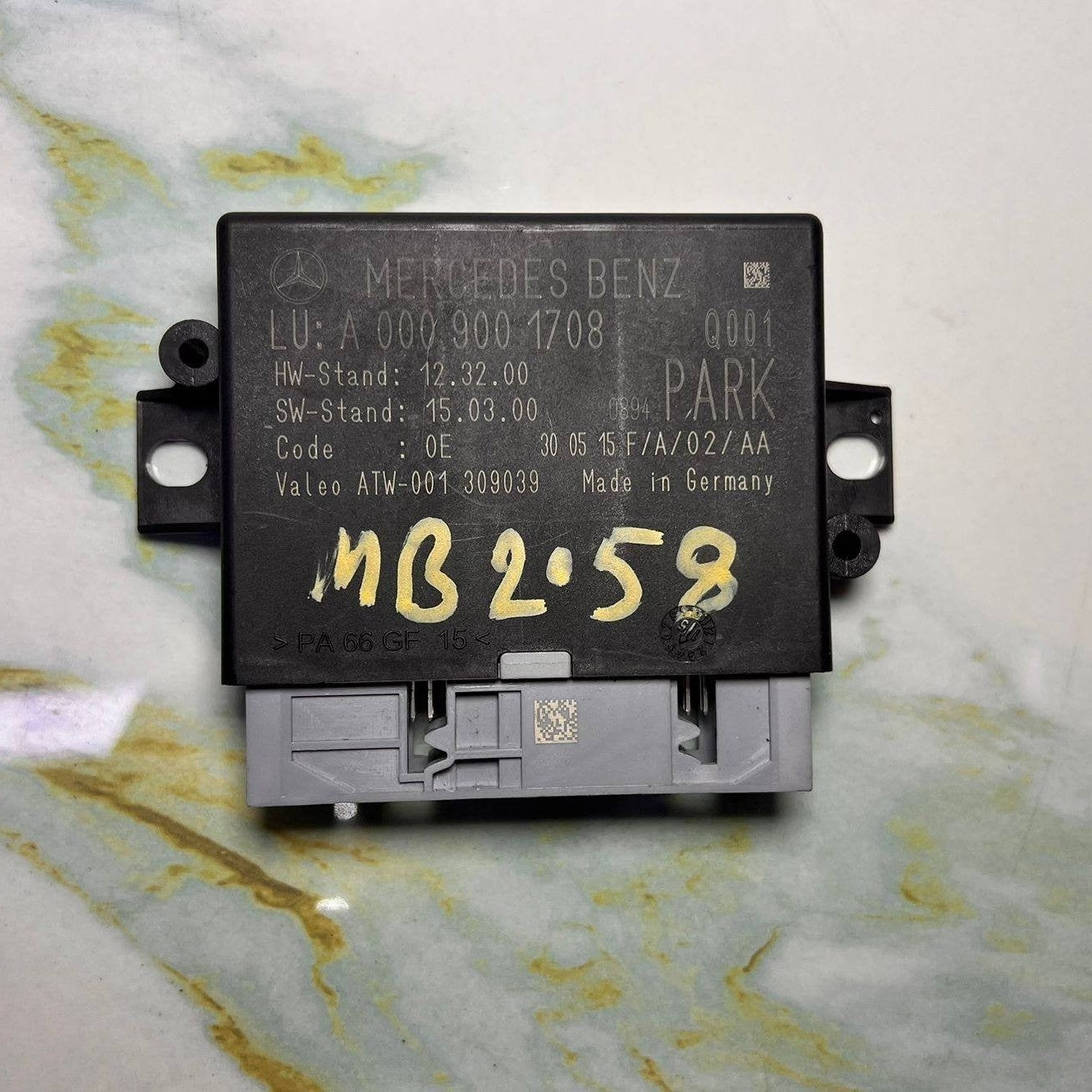 2018 Mercedes-Benz S500 Parking Pdc Control Unit A 0009001708 W222 S-Class