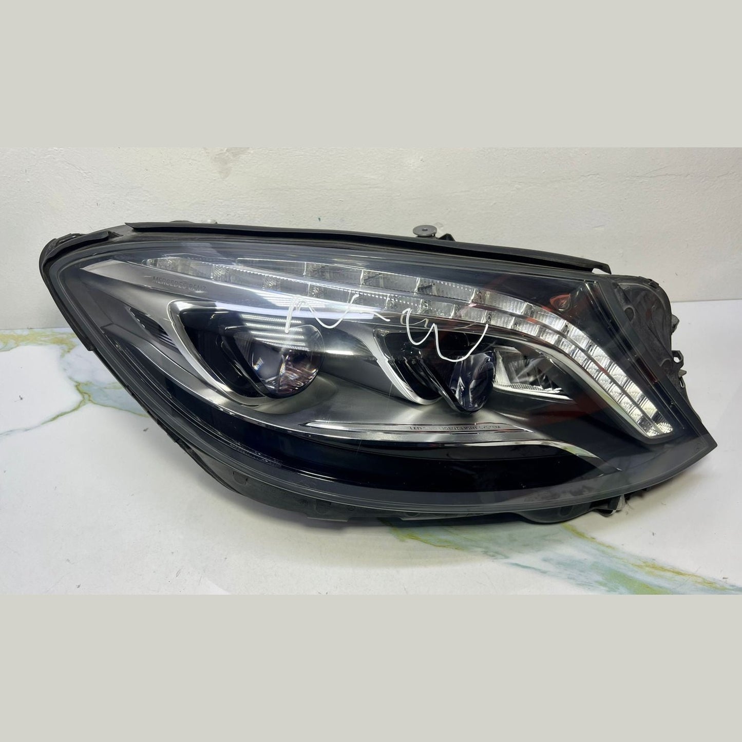 14-18 Mercedes W222 S400 Front Right Side Head light Headlamp A222 9061602 OEM