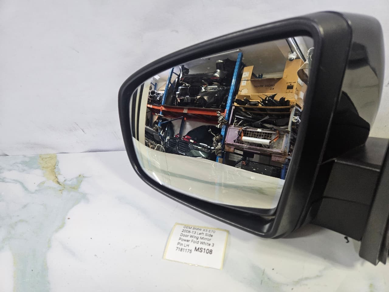 OEM BMW X5 E70 2006-13 Left Side Door Wing Mirror 3 Pin LH 7181175 RHD