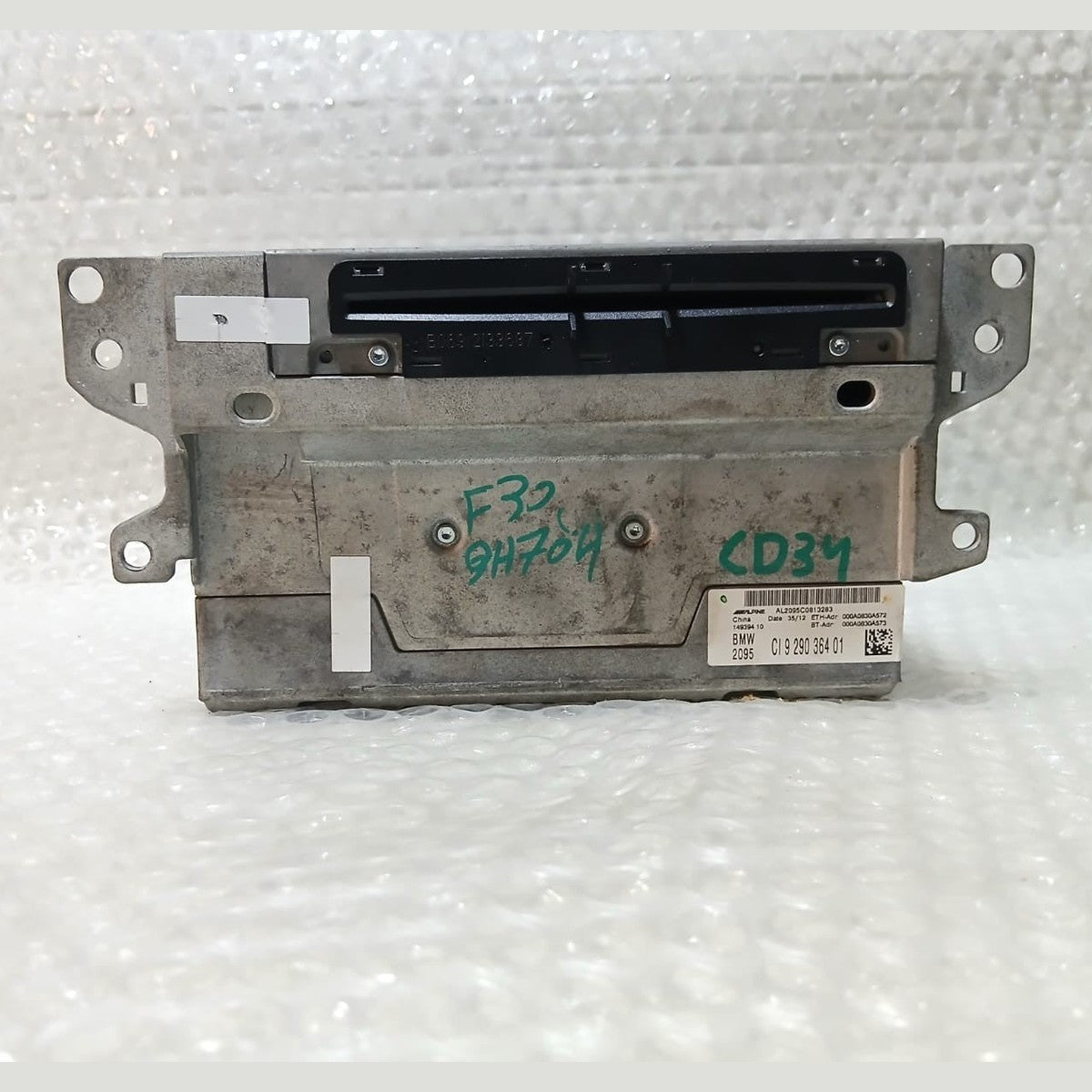 BMW F30 320D 2012 3 4 1 2 SERIES HEAD UNIT NAVIGATION RADIO CD ALPINE 9290364