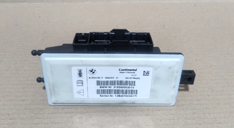 BMW F01 F10 F11 F06 F12 F13 5 6 7 SERIES ACSM4 CRASH CONTROL MODULE 9350003