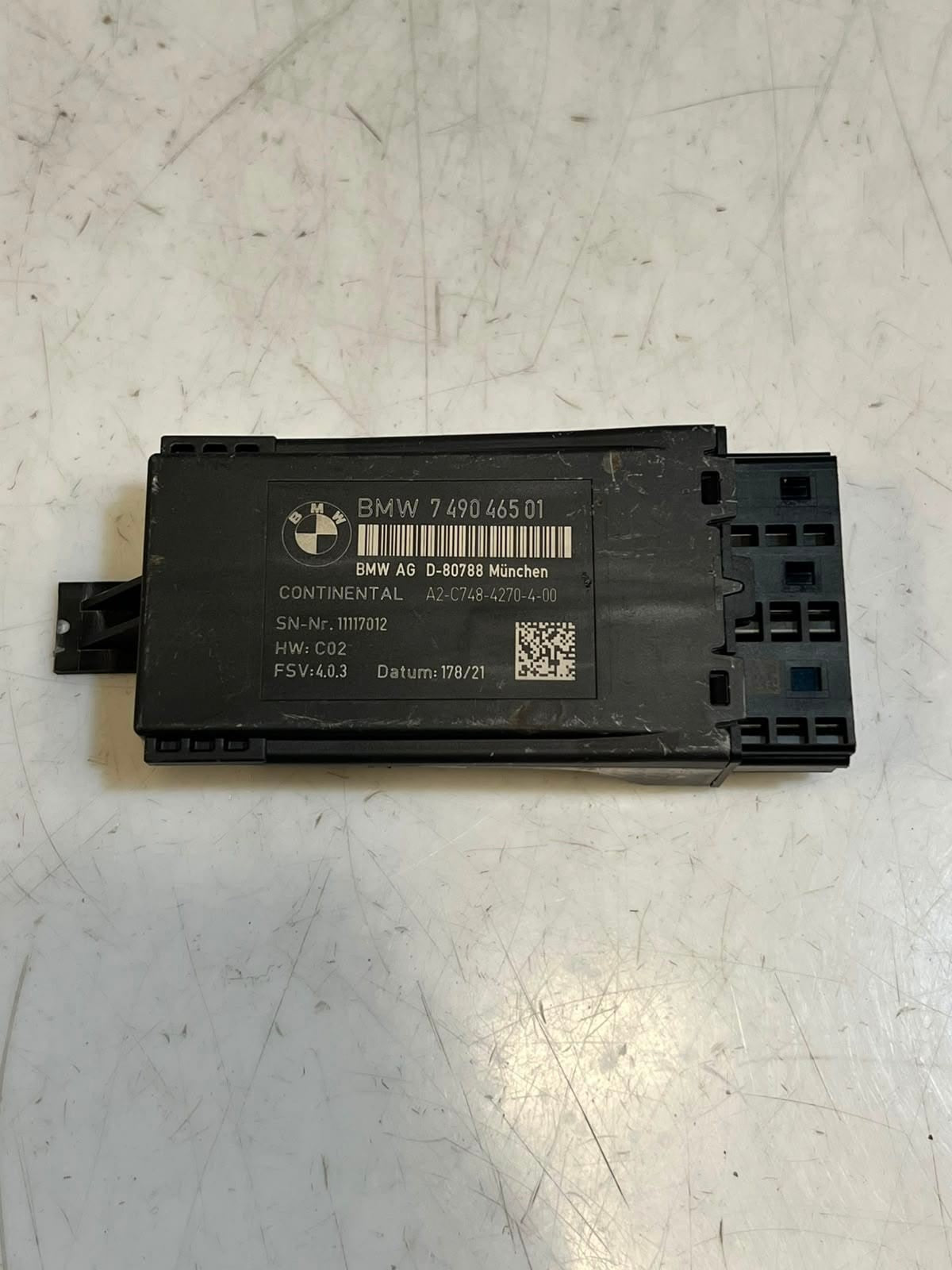 BMW F30 F31 F20 F21 F32 F07 F06 G05 Seat Control Module Rear Left Heated 7490465