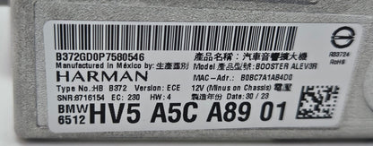 2017-2019 BMW G20 G21 G30 G31 G11 G05 X5 M4 Audio Amplifier Booster 5A5CA89 OEM