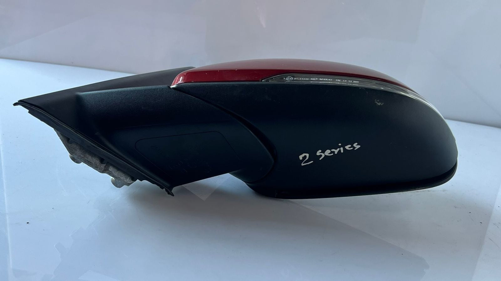 2016 BMW 2 SERIES F45 Left Passenger side Wing Mirror 041357 RED RHD