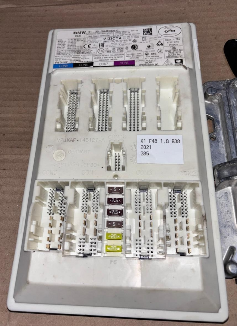 BMW X1 F48 1.8 B38 2021 ENGINE CONTROL UNIT COMPLETE SET - (5A2A333)