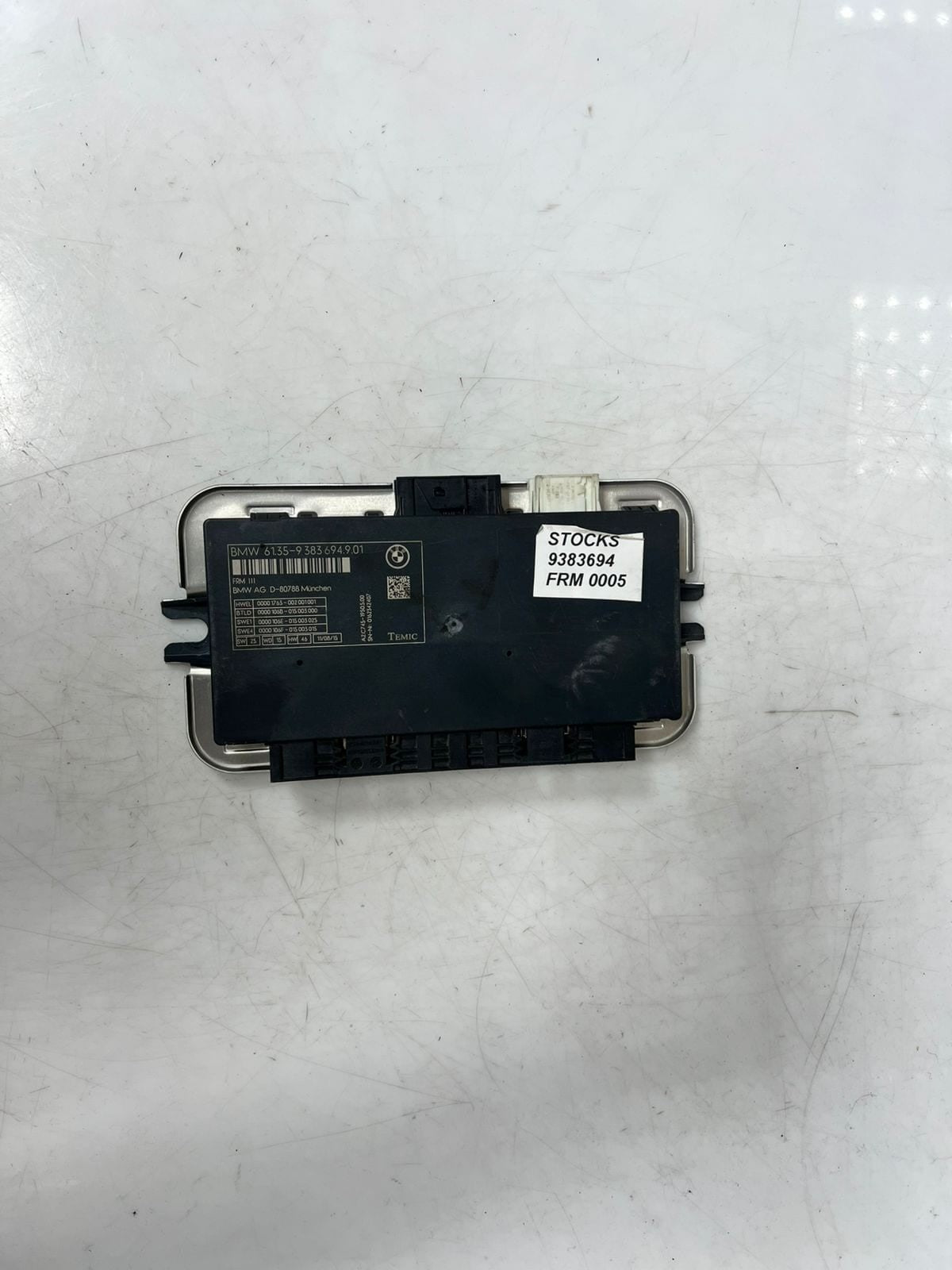 2011-2016 BMW X4 F26 FRM III 528i Footwell Light Control Module 9383694 OEM