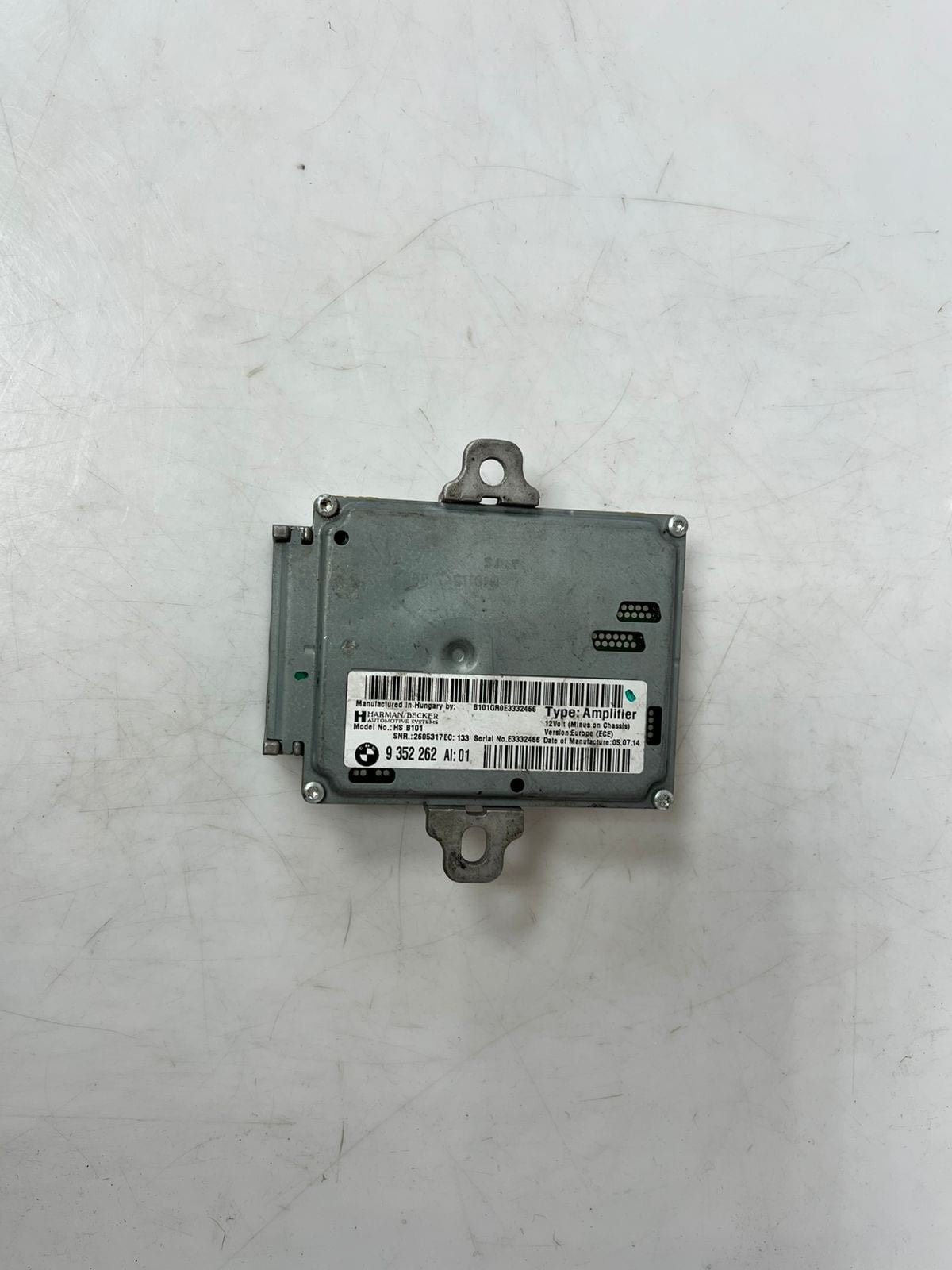11-16 BMW 528i 535i 550i F10 Active Sound Amplifier AMP Control Module 9352262