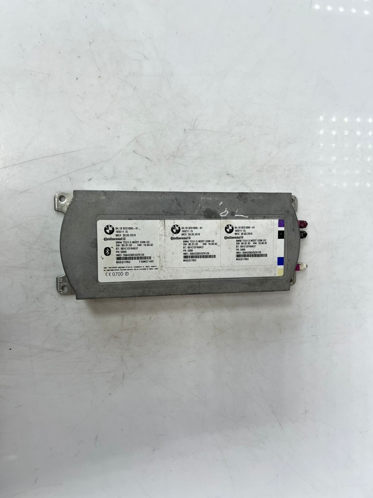 2011-2016 BMW 535i 550i 650i X6 Bluetooth Telematics Control Module 9231090 OEM