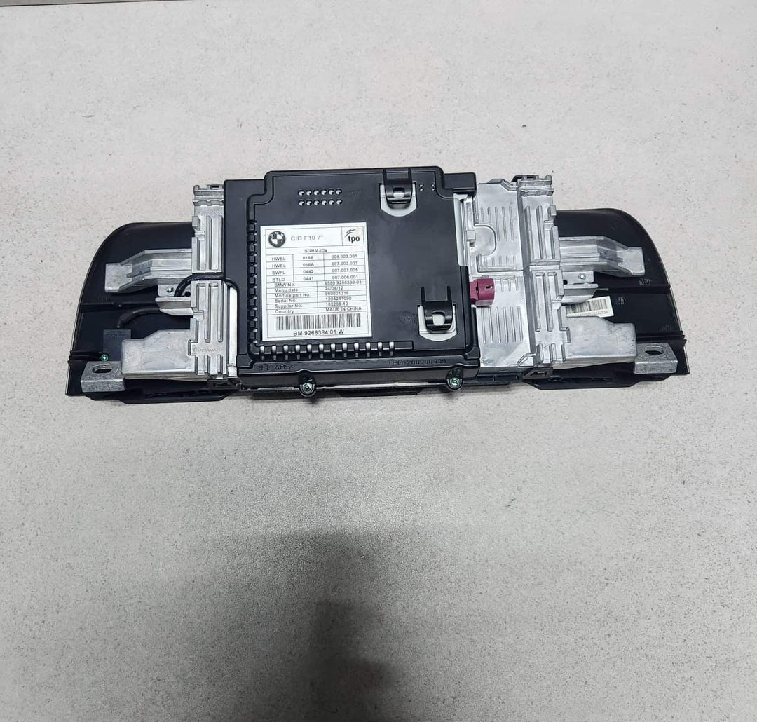 BMW Central Information Display 9266384 F10 F11 F18 5 Series