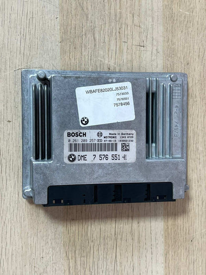 2006-2010 BMW X5 E70 BMW X5 4.8i N62 Engine Control Unit 7576551 ECU