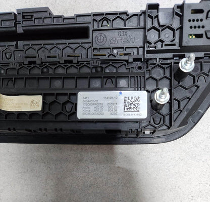 BMW Climate Control Panel 6834435 5 Series G30 G31