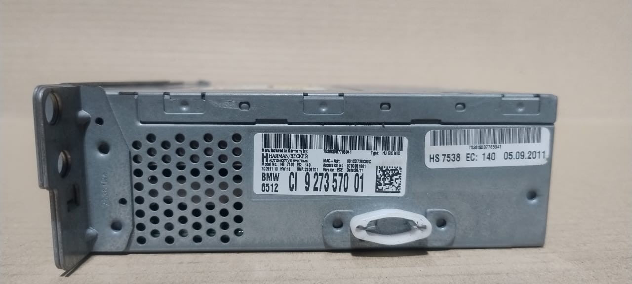 OEM BMW 5 F10 F11 HU CIC MID BUSINESS CD PLAYER SYSTEM CONTROLLER - 9273570