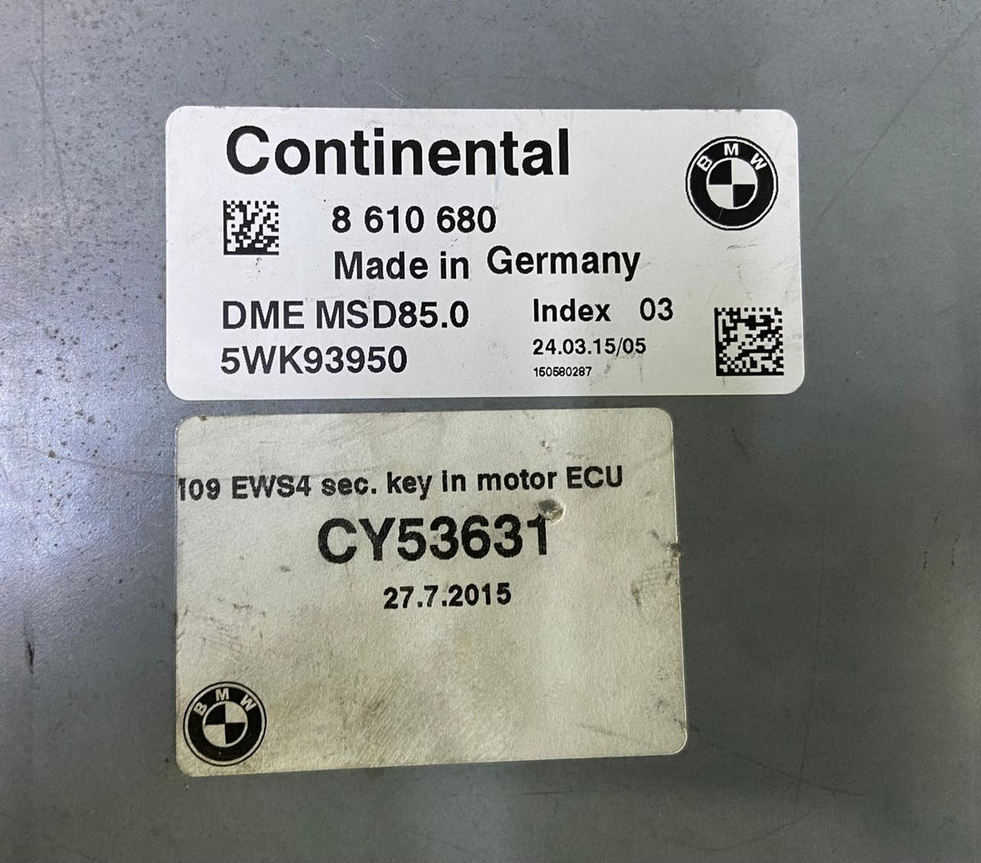 OEM BMW F10 F01 F07 N63 4.4i DME MSD85.0 ENGINE Control Unit ECU ONLY 8610680
