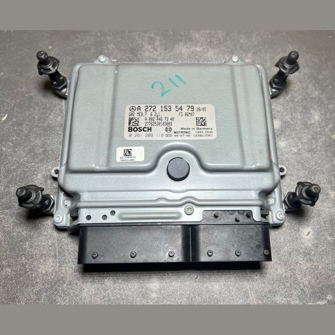 01-09 Mercedes W211 E-Klasse Motorsteuergerät Gerät ECM ECU A272 1535479 OEM