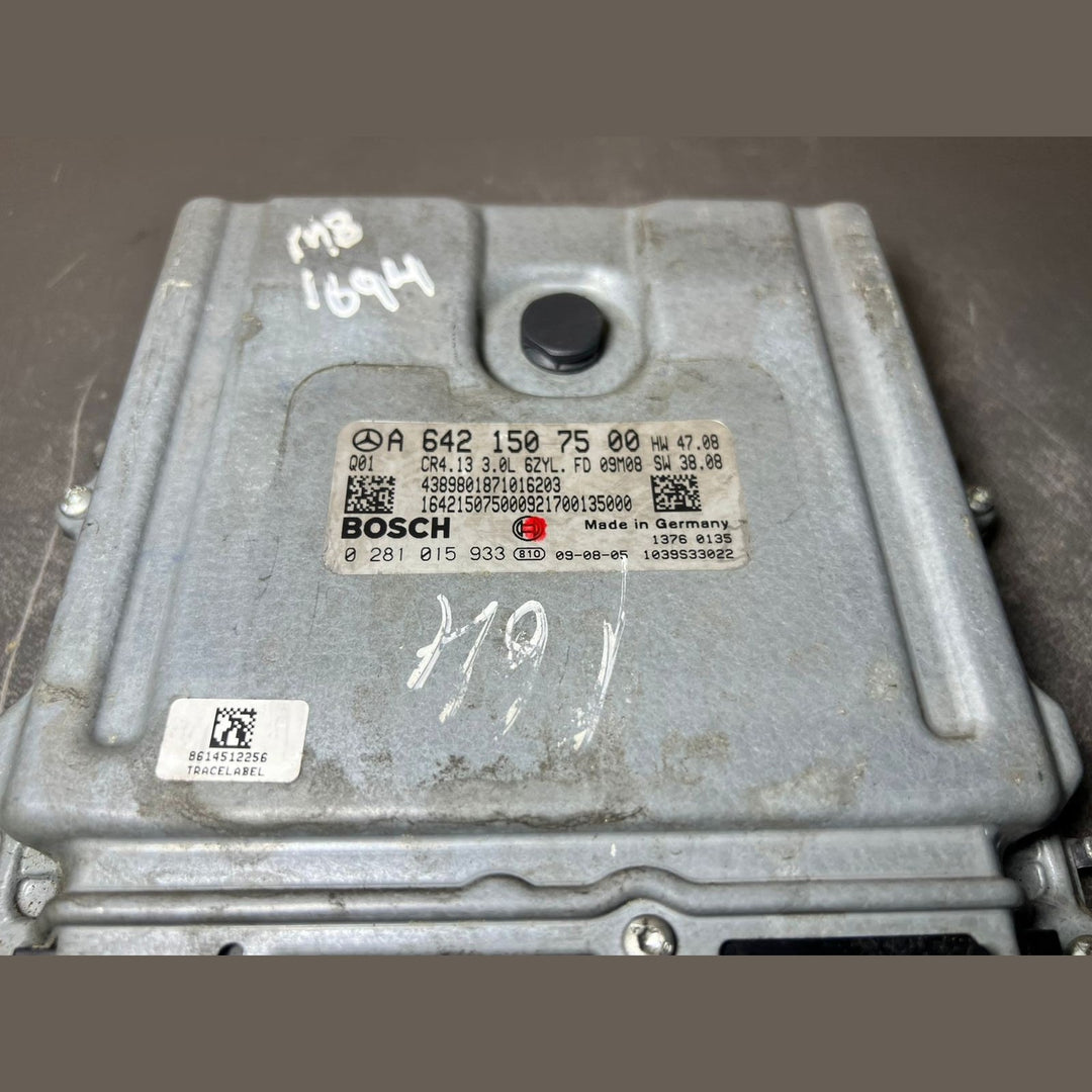 07-12 Mercedes W164 GL ML Engine Control Module Unit ECM ECU A642 1507500 OEM