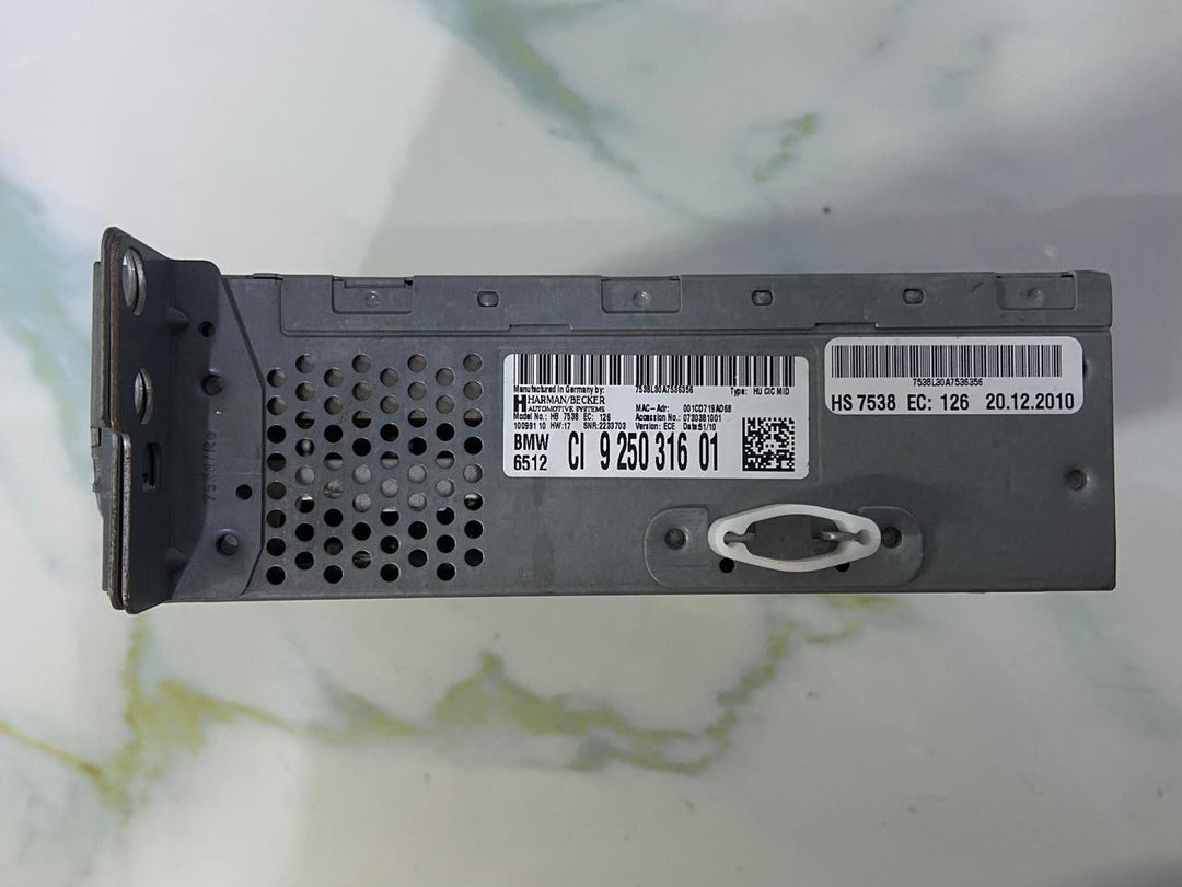 OEM BMW F10 F11 CD RADIO PLAYER HEAD UNIT CONTROL 9250316