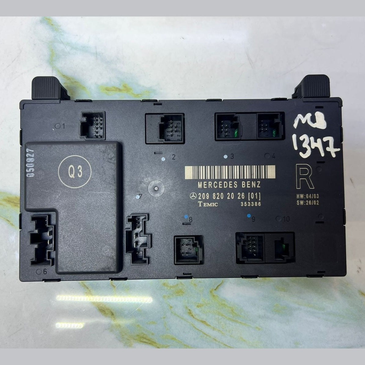 2006-2009 Mercedes-Benz CLK350 Door Control Module A2098202026 CLK W209