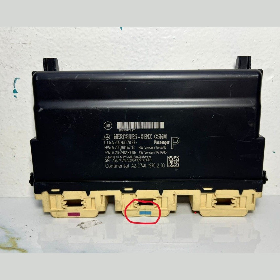 Mercedes-Benz Control Unit A 205 900 78 27