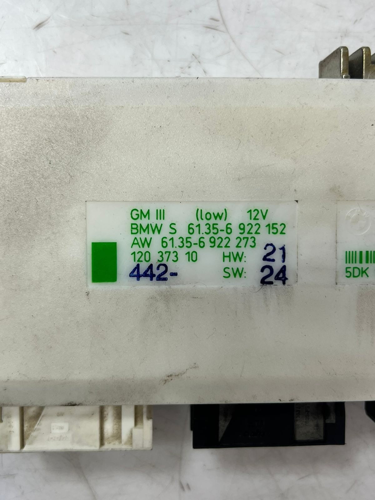 BMW E38 E39 5-Series GM3 LOW 12V Body Control Module BCM 6922152 OEM