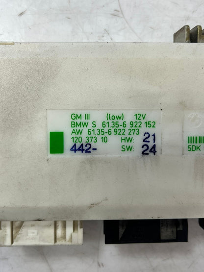 BMW E38 E39 5-Series GM3 LOW 12V Body Control Module BCM 6922152 OEM