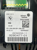 2011-2012 BMW 5 Series F10 528i SPEEDOMETER Instrument Cluster 9280477 OEM