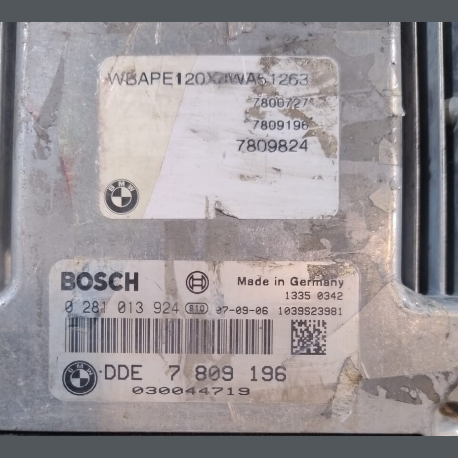 BMW X3 E83 LCI X3 2.0d N47 ENGINE CONTROL MODULE ECM DDE 7809196