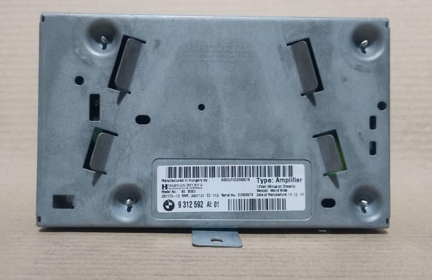 BMW OEM 5' 5 SERIES F10 AMPLIFIER HIFI SOUND SYSTEM  SYSTEM AMPLIFIER 9312592