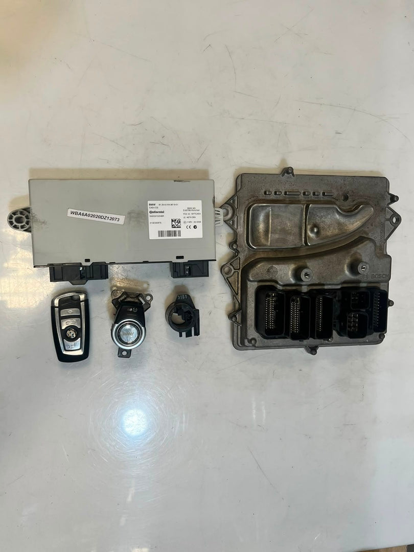 2013 BMW 6' F06 GRAN COUPE 640I N55 Engine Control Module ECU SET 8617383 OEM