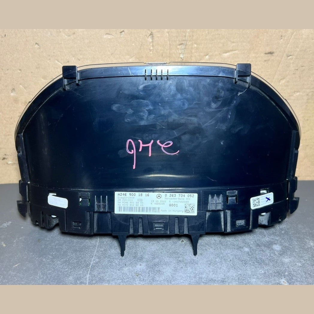 12-14 Mercedes-Benz W246 B-Class Instrument Cluster Speedometer A246 9001816 OEM