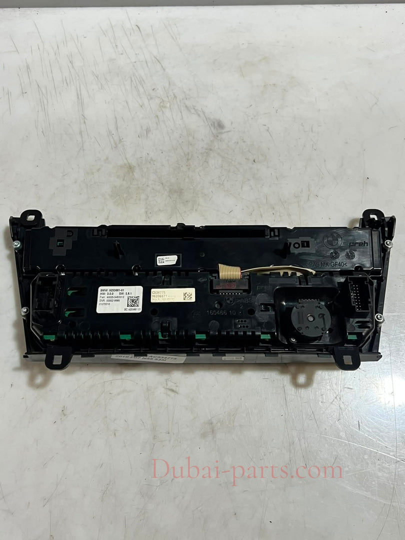 2020 BMW X3 F07 N55 535I AC Heater Control Panel 9233661 OEM