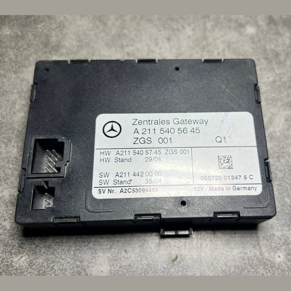 03-09 Mercedes W211 E-Class E320 Central Gateway Control Module A211 5405645 OEM