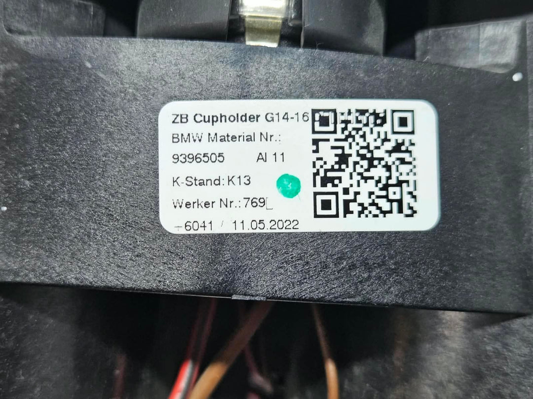 9396505-BMW G14 G15 Center Console Cup Holder OEM