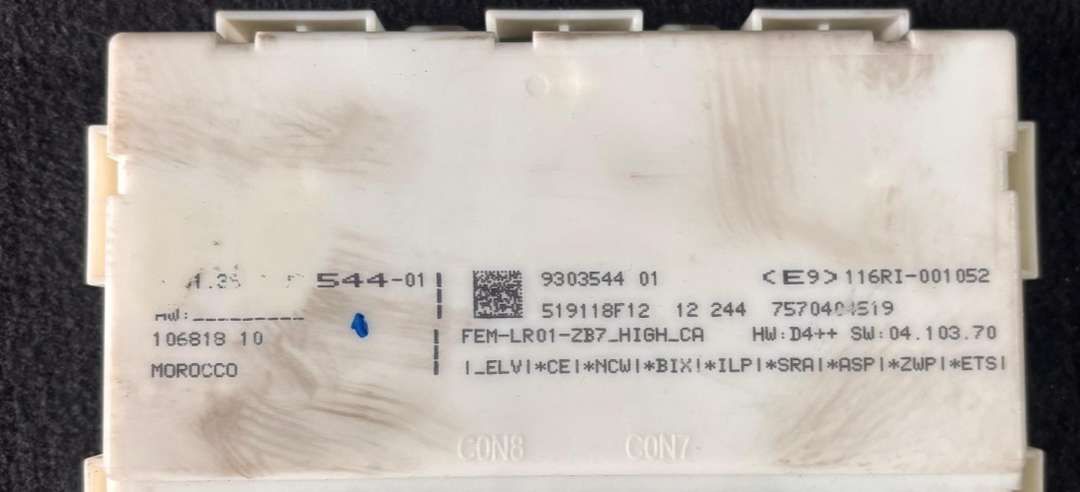 BMW HYBRID F10 F30 N55 ENGINE CONTROL UNIT  ECU KIT DME WITH KEY - 7649279