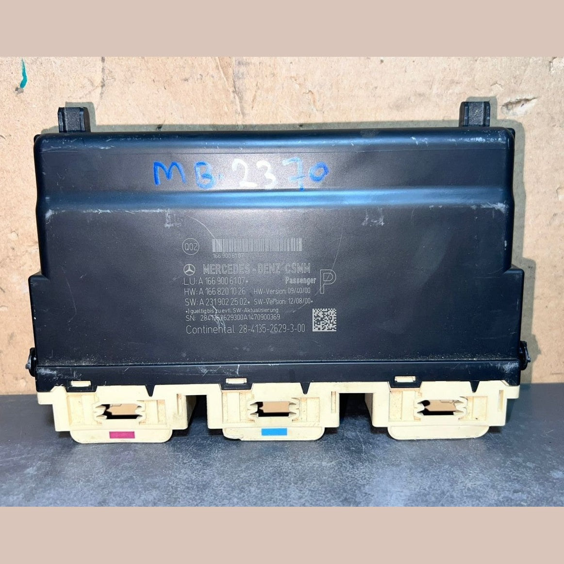 14-17 Mercedes-Benz W166 GL ML Passenger Seat Control Module A166 9006107 OEM