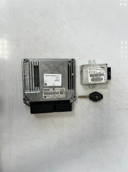 2004-2011 BMW X3 E83 Engine Control Unit ECU SET DDE+EWS+1KEY 7809196 OEM