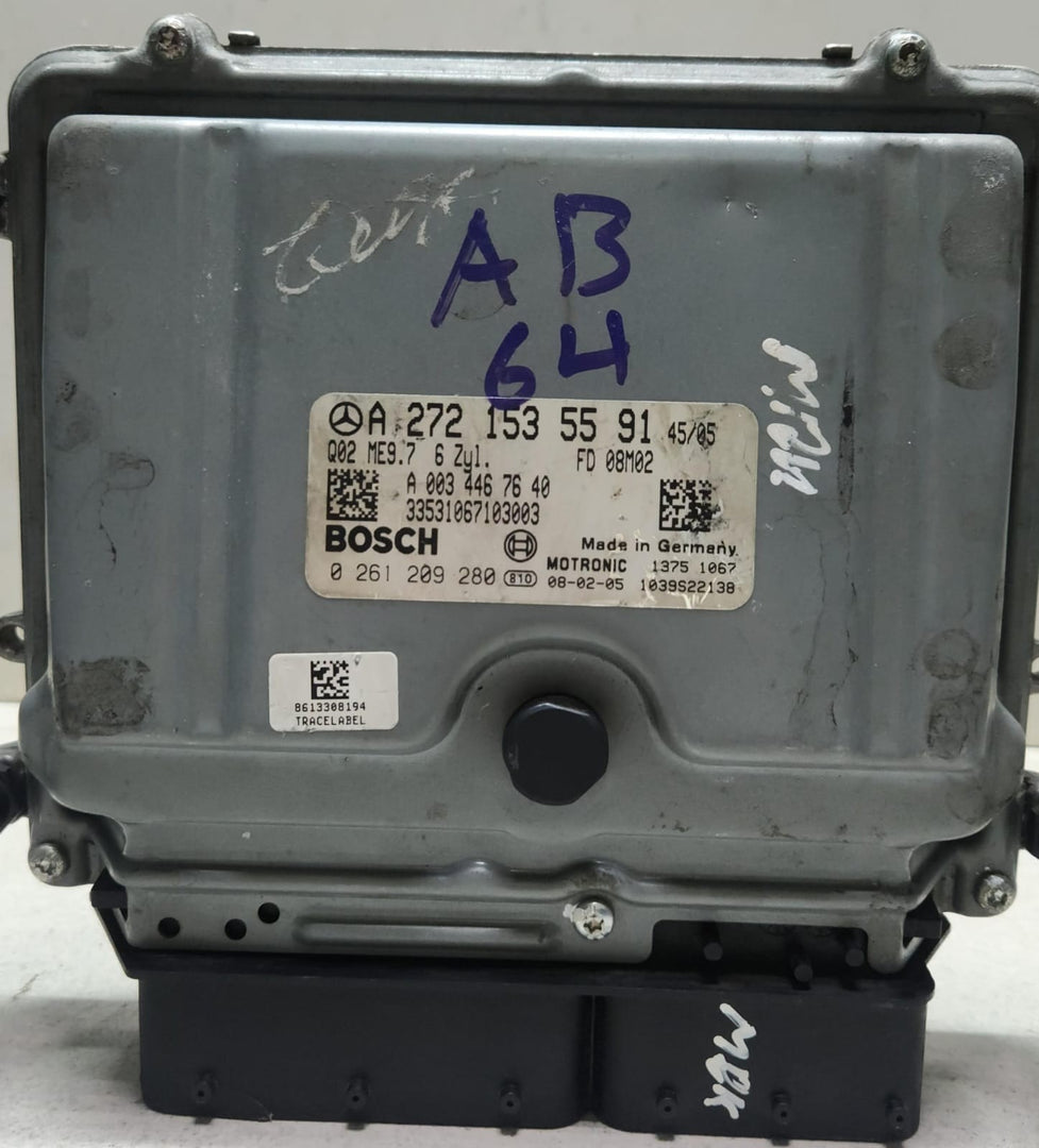 Mercedes-Benz CLK280 Engine Control Unit A2721535591 E280 CLK W209 
