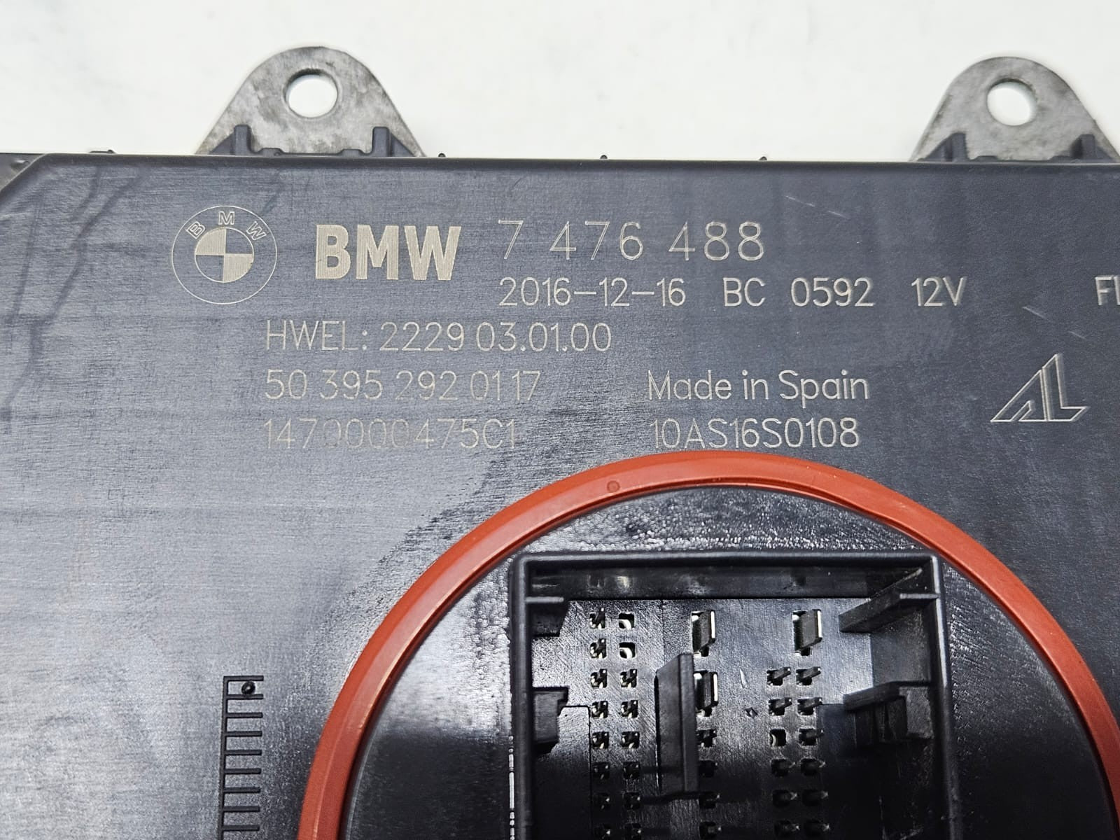 BMW 5 G30 G31 7 G11 G12 Control unit LED Module Ballast Headlights 7476488 OEM
