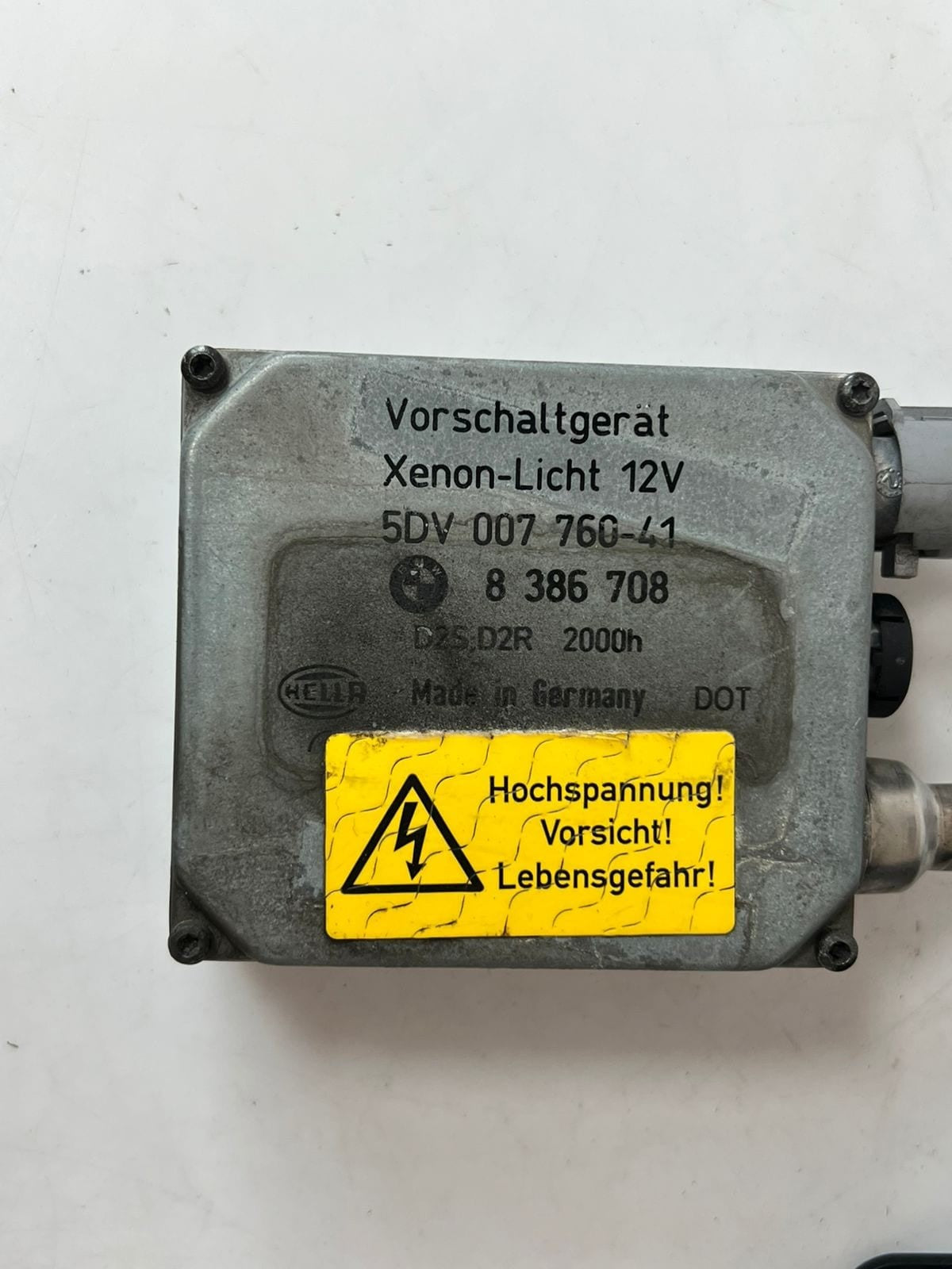 2000-2006 BMW X5 E53 D2S D2R 35W Xenon Headlight Ballast 8386708 OEM