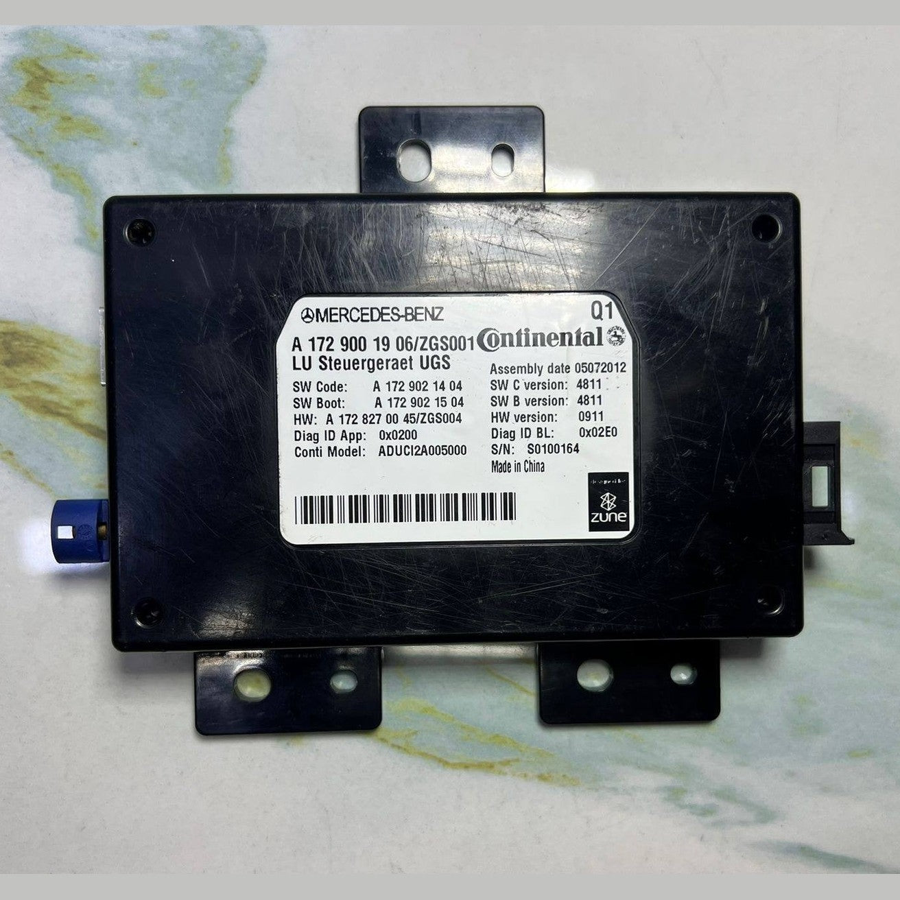 Mercedes Bluetooth Control Module A1729001906 C-Class W204