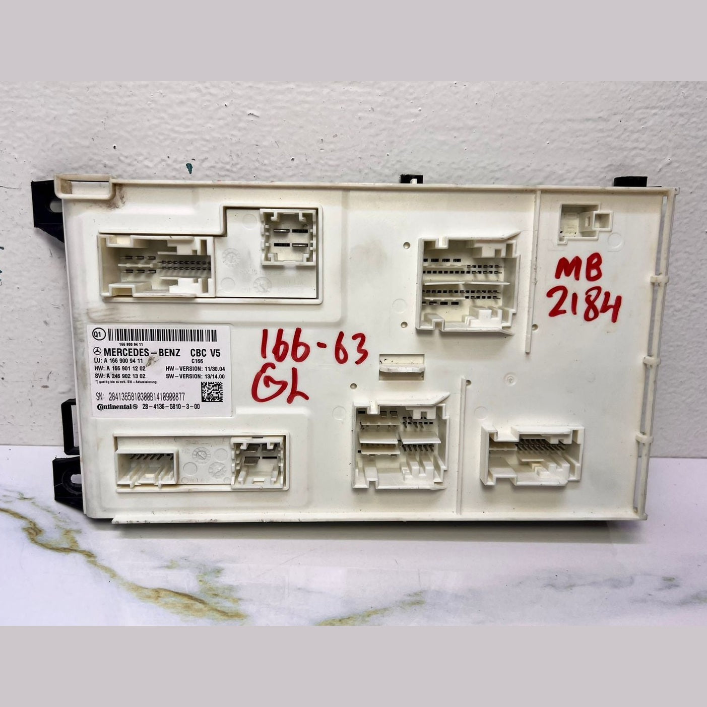 2014 Mercedes-Benz GL450 Front Sam Body Control Module A 166 9009411 W166 ML GL 