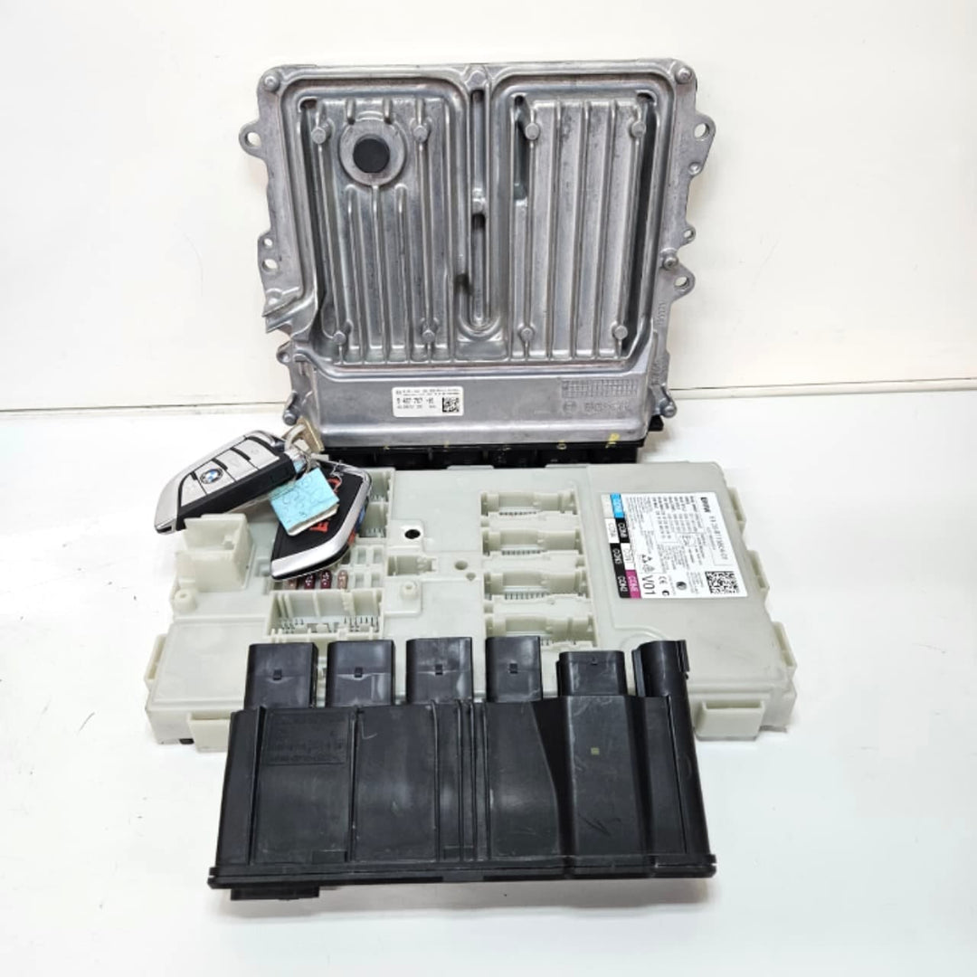 9487767-2018-2020 BMW 5 Series G30 2.0 petrol hybrid B48 Engine Control Unit SET