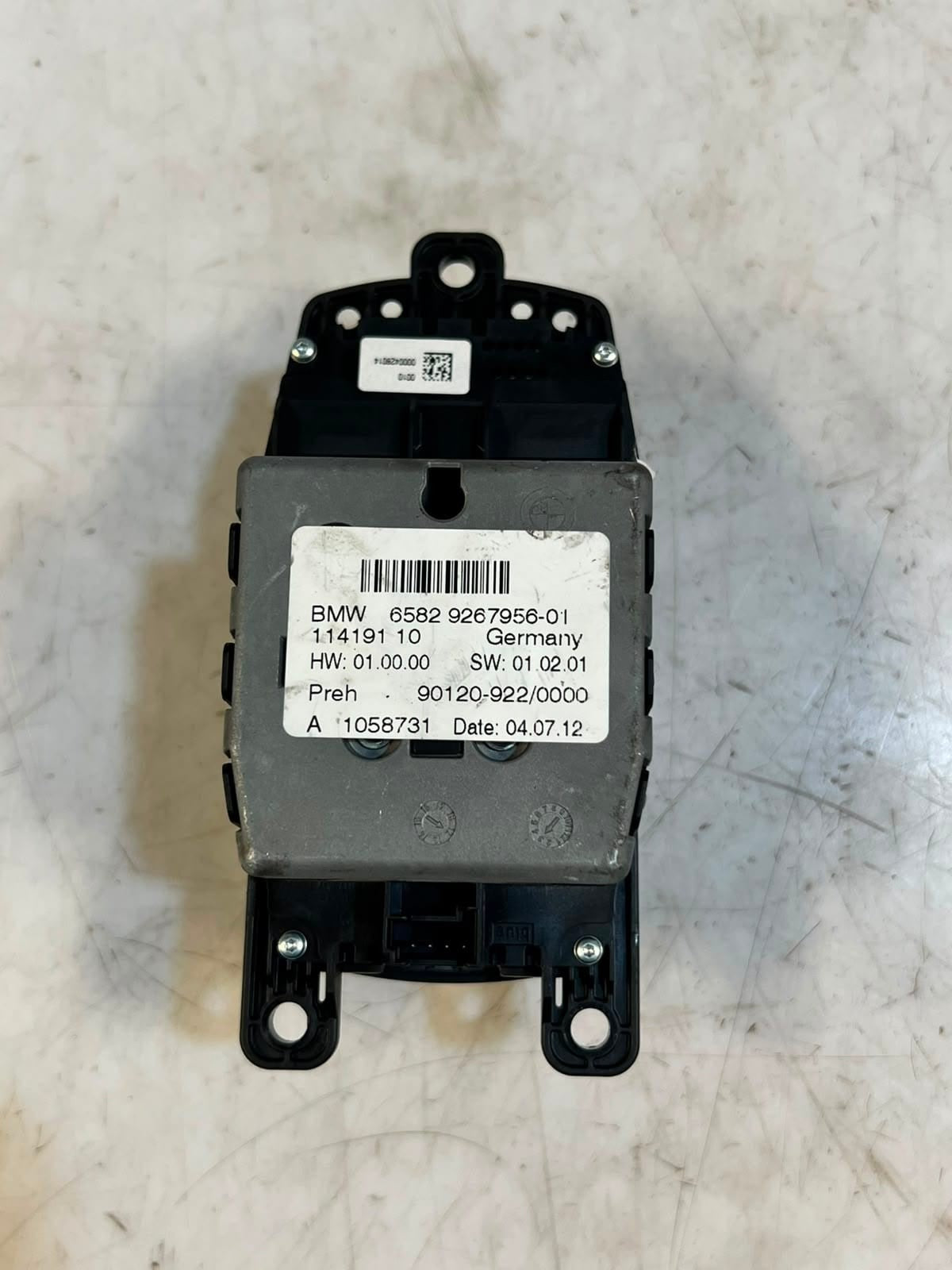 BMW 1 Series F20 F21 F30 F31 F34 X3 IDRIVE Control SWITCH 9267956 OEM