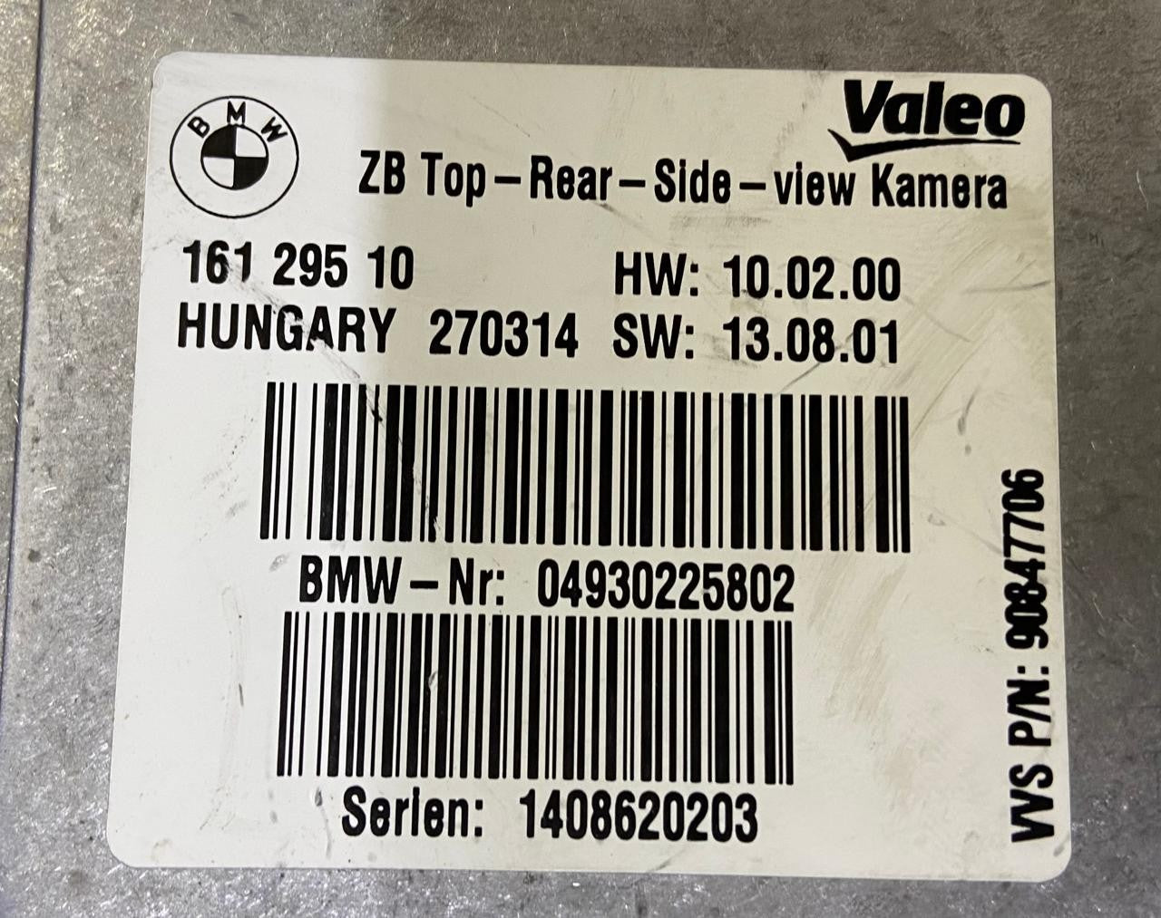 OEM BMW F30 F36 F10 F13 F01 SURROUND VIEW BACKUP CAMERA CONTROL UNIT 9084770