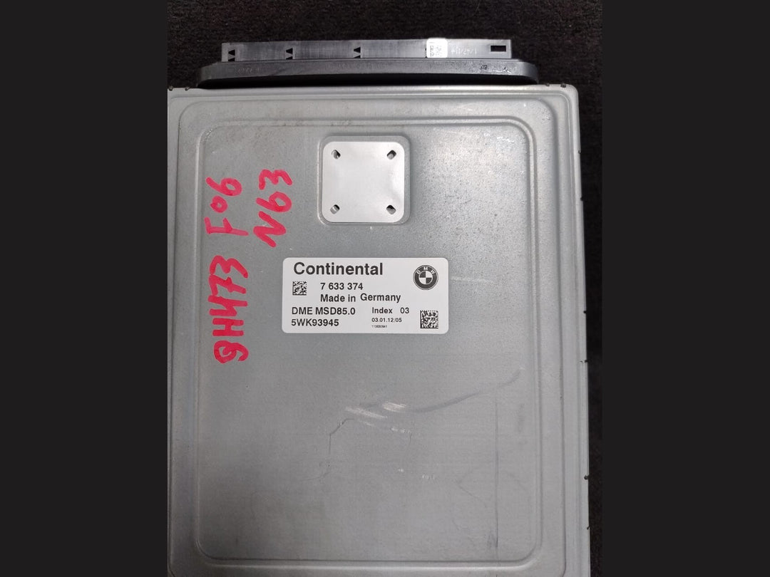 BMW 750i F02 N63 ENGINE CONTROL ECU ONLY MSD85.0 7633374